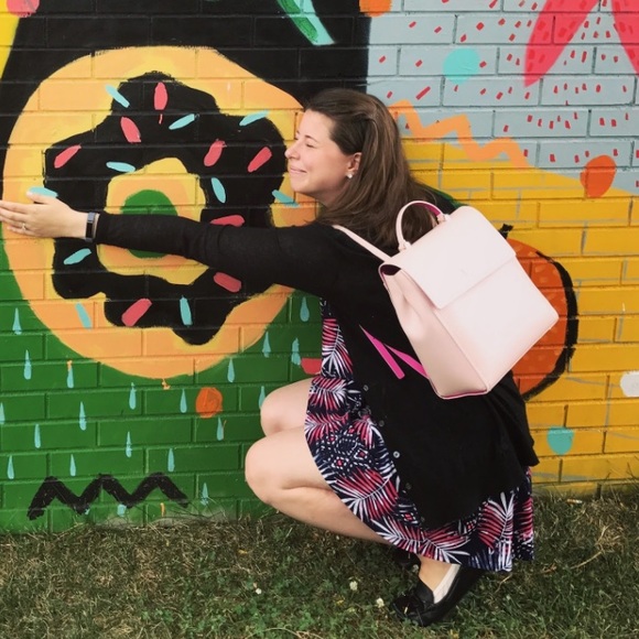 EUC KATE SPADE | Two-tone Leather Backpack - Picture 2 of 8